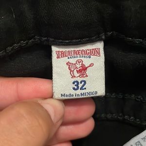 True religion black skinny jeans size 32-no flaws